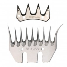 Sheep Shears Universal Replacement Blades, Curved 9-Teeth