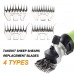 Sheep Shears Universal Replacement Blades, Curved 9-Teeth