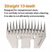 Sheep Shears Universal Replacement Blades, Straight 13-Teeth