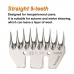 Sheep Shears Universal Replacement Blades, Straight 9-Teeth